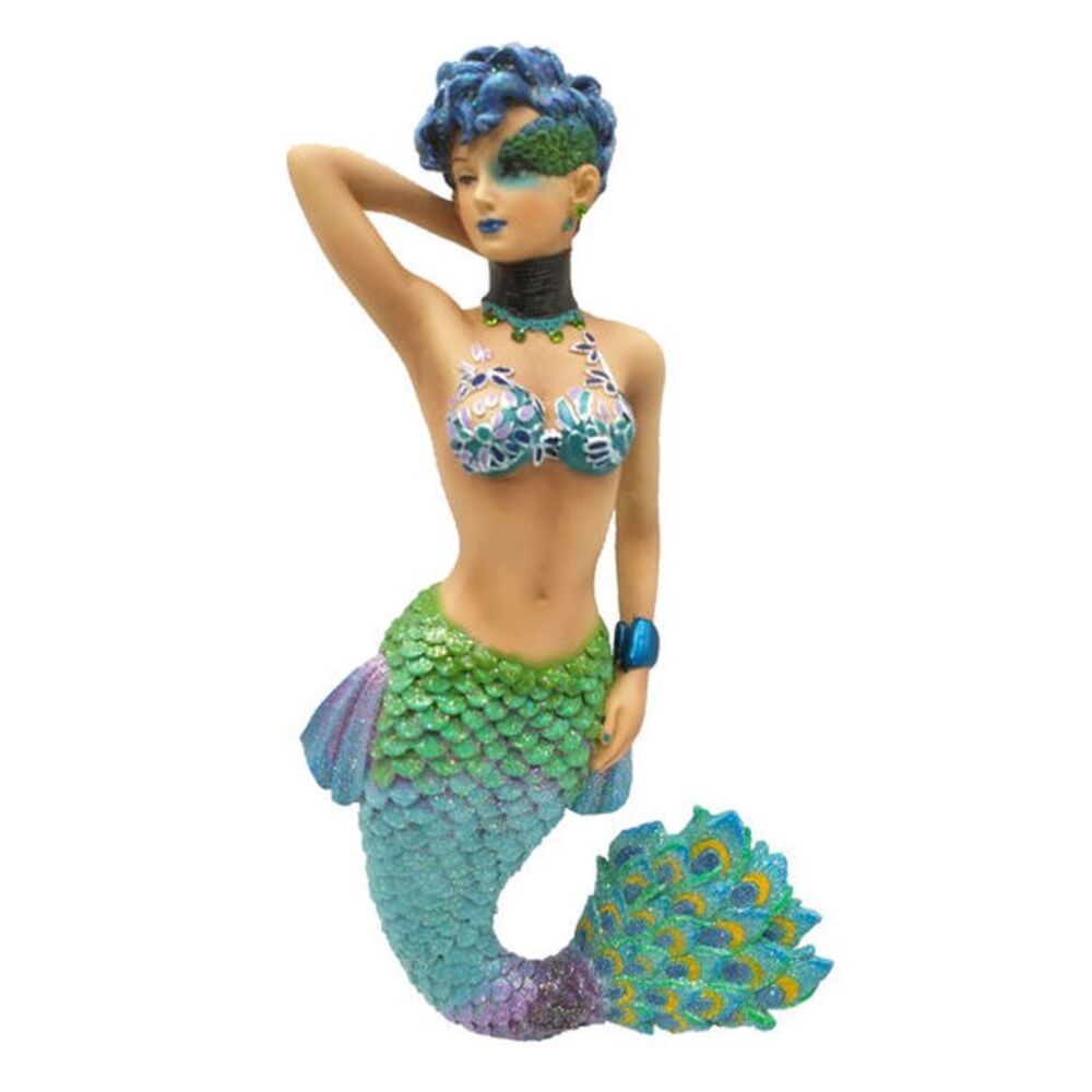 Sapphire Mermaid Blue and Green Christmas Holiday Ornament December Diamonds